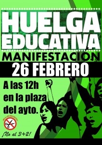 Manifa Huelga Educativa 26-F