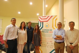 De izquierda a derecha. Ángel Díaz-Munío, Elena García, Gerardo Cueto, Patricia Camino, Manuel Estrada y Joaquín Carcamo