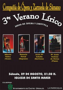 Compañia Opera y Zarzuela Samano_3er Verano Lirico