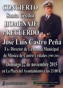 Concierto Santa Cecilia Homenaje Castro Peña