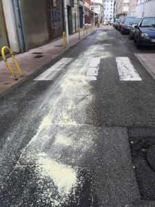 Derrame de aceite en calles (2)