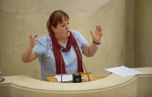 Verónica Ordoñez Podemos en Parlamento