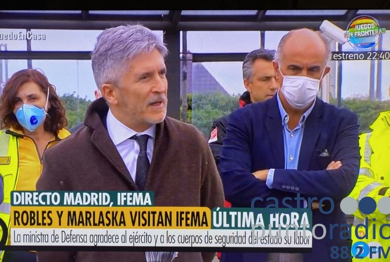 UN CASTREÑO AL FRENTE DEL HOSPITAL DE CAMPAÑA DE IFEMA EN MADRID