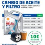 Neumaticos Castro Cambio Aceite y Filtro