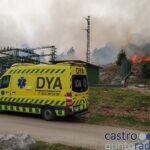 Incendio forestal junto subestación 3