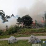 Incendio forestal junto subestación 5