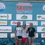 Estíbaliz Ruíz en el podio Sella 2022