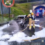 Incendio vehículo N-634 entre Islares y Cerdigo (2)