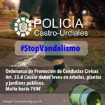 Joven denunciado vandalismo Siete Caminos