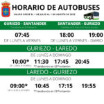 Horarios Autobuses interurbanos Guriezo Verano 2023 (2)