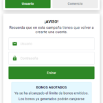 Bonos Descuento Agotados