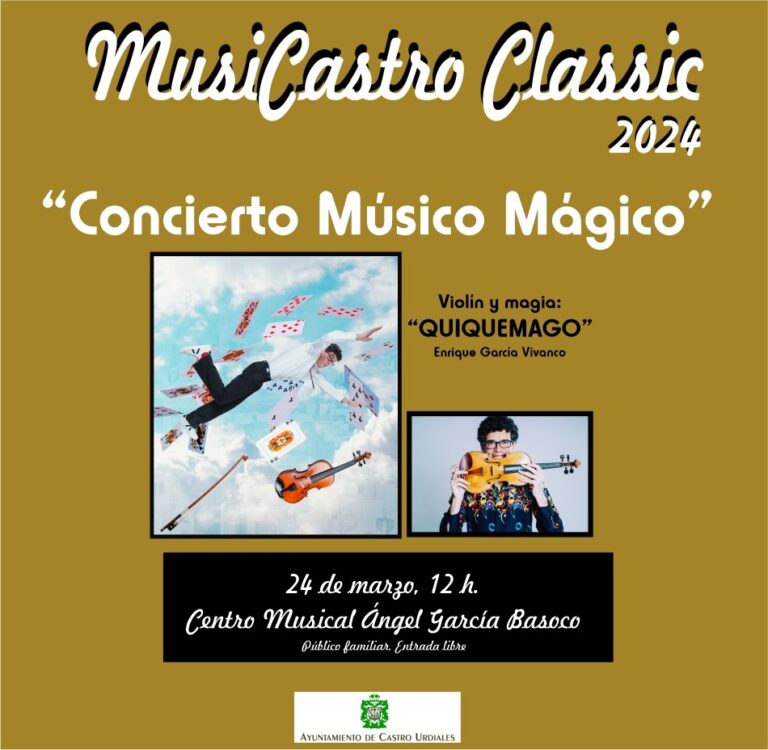 LA MÚSICA Y LA MAGIA DE LA MANO EN UNA NUEVA ENTREGA DEL CICLO MUSICASTRO CLASSIC 2024