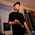 Rodaje en el estudio de Orallo