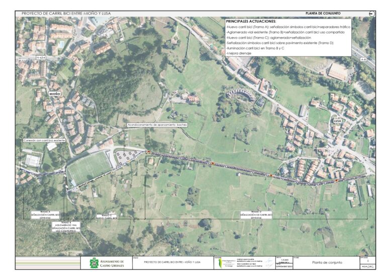 ADJUDICADA LA OBRA DEL CARRIL BICI ENTRE MIOÑO Y LUSA