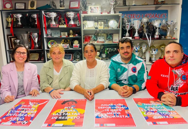 EL AYUNTAMIENTO DE CASTRO URDIALES, LA ASOCIACIÓN TOLERANCIA CERO AL ‘BULLYING’ Y EL CASTRO FÚTBOL SALA IMPLANTAN UN PROTOCOLO FRENTE A LA VIOLENCIA EN EL DEPORTE