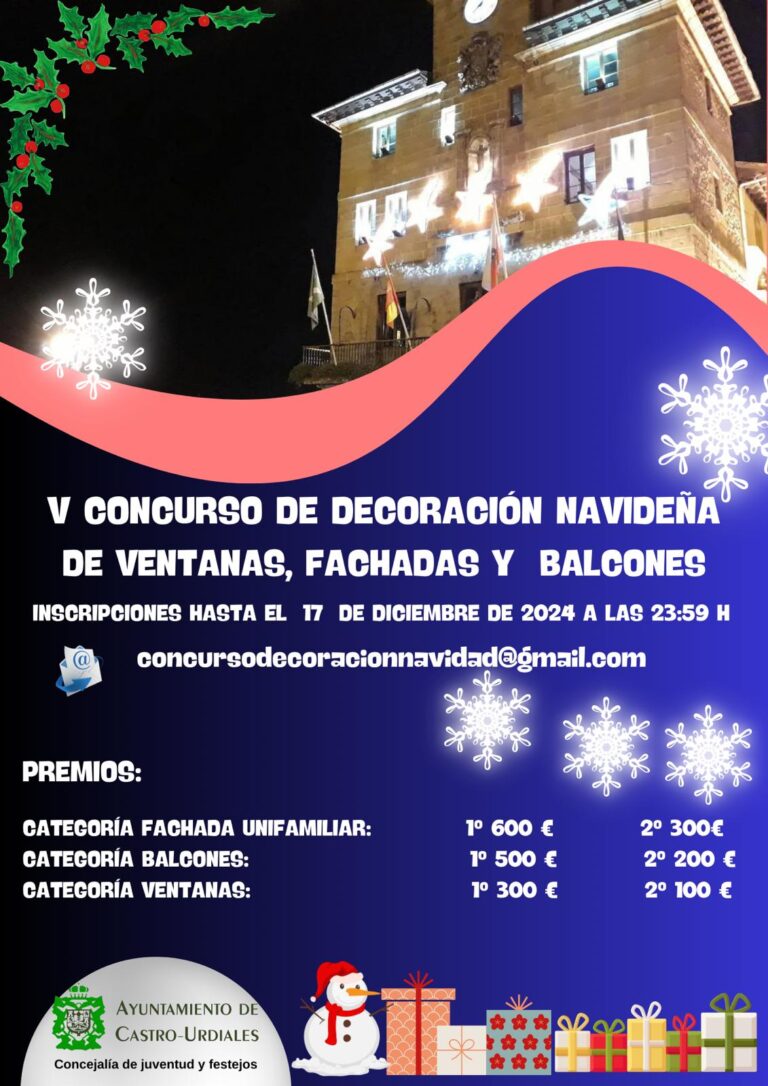 CONVOCADO EL CONCURSO DE DECORACIÓN NAVIDEÑA DE VENTANAS, FACHADAS Y BALCONES