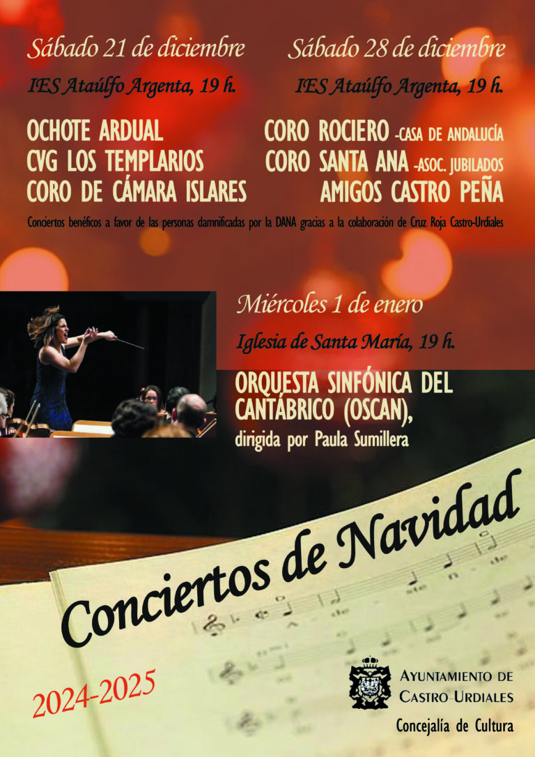 PROGRAMACIÓN CULTURAL Y DE OCIO PARA EL FIN DE SEMANA DEL 20 AL 22 DE DICIEMBRE Y EN LOS SIGUIENTES DÍAS EN CASTRO URDIALES