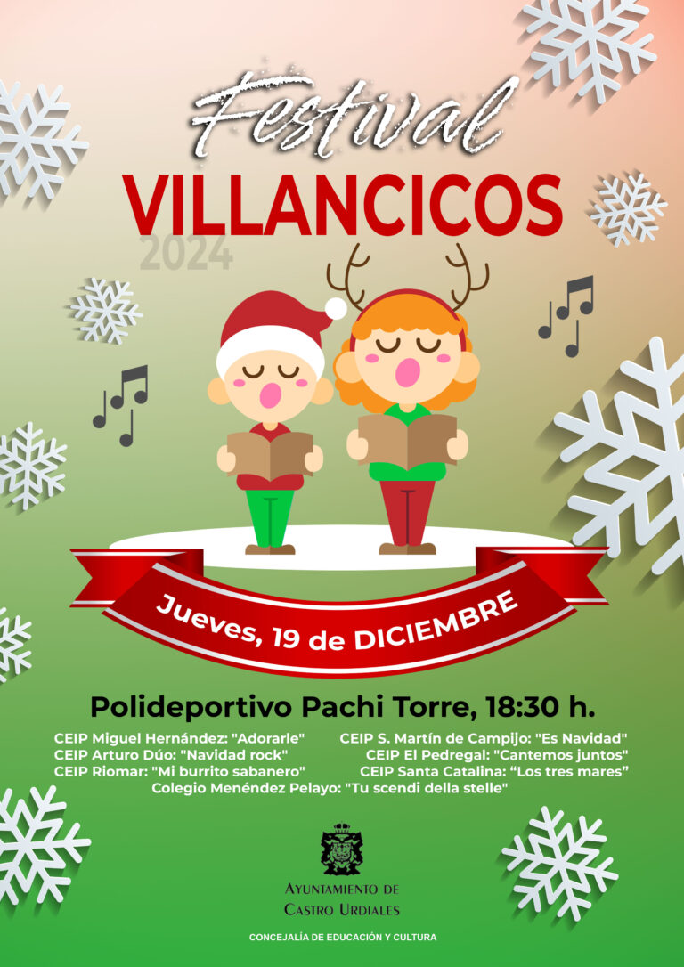 MAÑANA JUEVES SE CELEBRA EL FESTIVAL DE VILLANCICOS EN EL PACHI TORRE