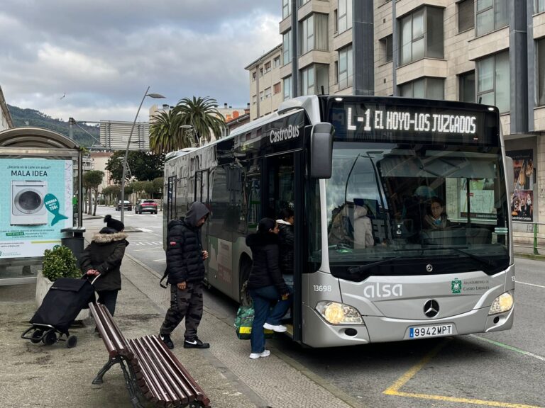 EL CASTROBÚS MOVIÓ EL AÑO PASADO 732.000 VIAJEROS, UN 20% MÁS QUE EN 2023, “IMPULSADO POR LA SUBVENCIÓN AL BONO Y POR LOS NUEVOS AUTOBUSES”