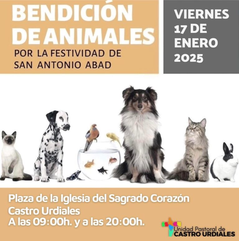 LA PARROQUIA CASTREÑA CELEBRA MAÑANA LA FESTIVIDAD DE SAN ANTÓN BENDICIENDO A LAS MASCOTAS Y ANIMALES DE COMPAÑÍA