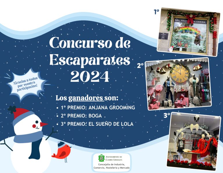 PUBLICADOS LOS GANADORES DEL CONCURSO DE ESCAPARATES NAVIDEÑOS EN CASTRO URDIALES