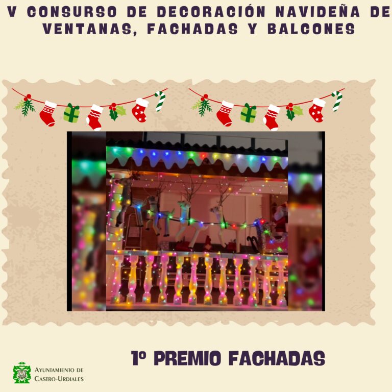 SE DAN A CONOCER LOS GANADORES DEL V CONCURSO DE DECORACIÓN DE VENTANAS, BALCONES Y FACHADAS DE NAVIDAD 2024-2025