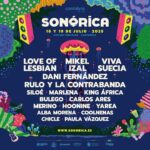 Festival Sonórica 2025. Cartel