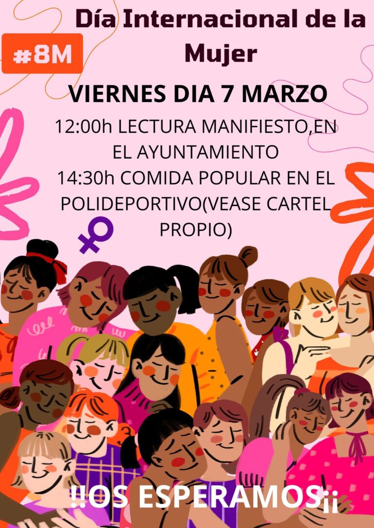 ACTOS ESTE VIERNES EN GURIEZO CON MOTIVO DEL 8-M, DÍA INTERNACIONAL DE LA MUJER