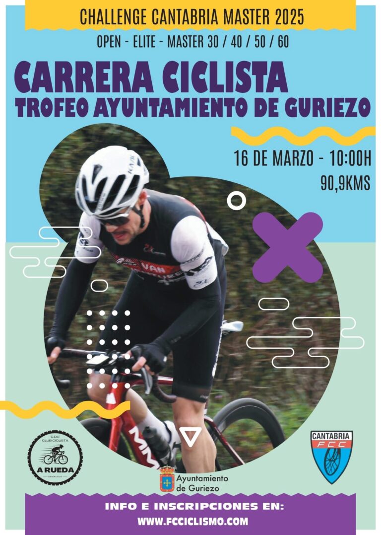 ESTE FIN DE SEMANA SE DISPUTA LA CARRERA CICLISTA TROFEO AYUNTAMIENTO DE GURIEZO