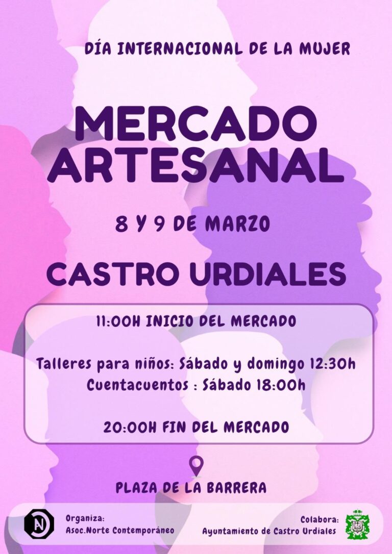 EL AYUNTAMIENTO ORGANIZA ESTE FIN DE SEMANA UN MERCADO ARTESANAL CON TEMÁTICA FEMINISTA EN CONMEMORACIÓN DEL 8-M