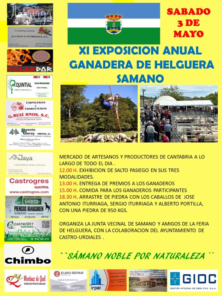 EN TORNO A 750 CABEZAS DE GANADO SE REUNIRÁN MAÑANA EN HELGUERA EN LA UNDÉCIMA EXPOSICION ANUAL