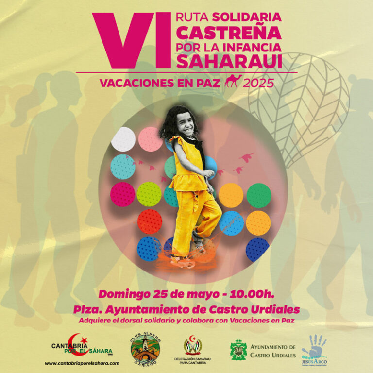 EL 25 DE MAYO SE CELEBRARÁ UNA NUEVA EDICIÓN DE LA RUTA SOLIDARIA CASTREÑA POR LA INFANCIA SAHARAUI