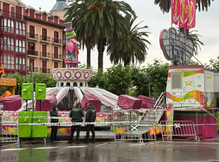 TRES NIÑAS HERIDAS EN UN ACCIDENTE EN LAS BARRACAS DE LAS FIESTAS DE CASTRO URDIALES
