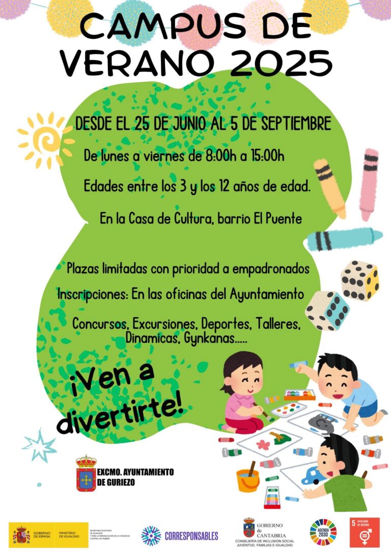 GURIEZO YA HA ABIERTO LAS INSCRIPCIONES PARA SU CAMPUS DE VERANO DIRIGIDO NIÑOS Y NIÑAS DE 3 A 12 AÑOS