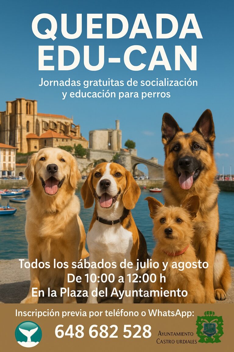 EL AYUNTAMIENTO DE CASTRO URDIALES, JUNTO A LA EMPRESA DE LIMPIEZA, PONE EN MARCHA UN CURSILLO LÚDICO-FORMATIVO SOBRE LA EDUCACIÓN E HIGIENE DE LAS MASCOTAS