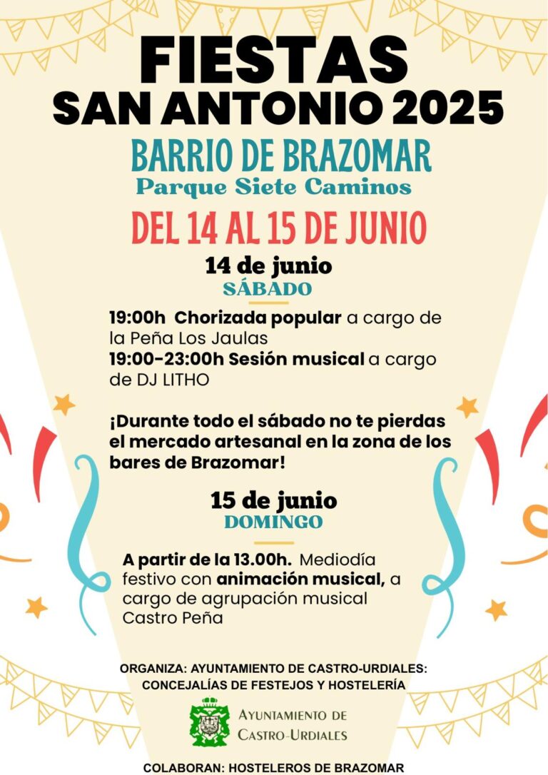 EL AYUNTAMIENTO DE CASTRO URDIALES RECUPERA LAS FIESTAS DE SAN ANTONIO EN BRAZOMAR