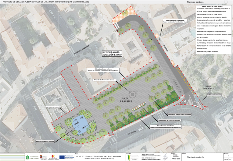 EL AYUNTAMIENTO LICITA LAS OBRAS DE REFORMA INTEGRAL DEL PASEO DE LA BARRERA, QUE CONTEMPLA EL TRASLADO DE 15 ÁRBOLES A OTROS PUNTOS DEL MUNICIPIO Y LA CONSTRUCCIÓN DE UN GRADERÍO FRENTE AL KIOSCO CENTRAL