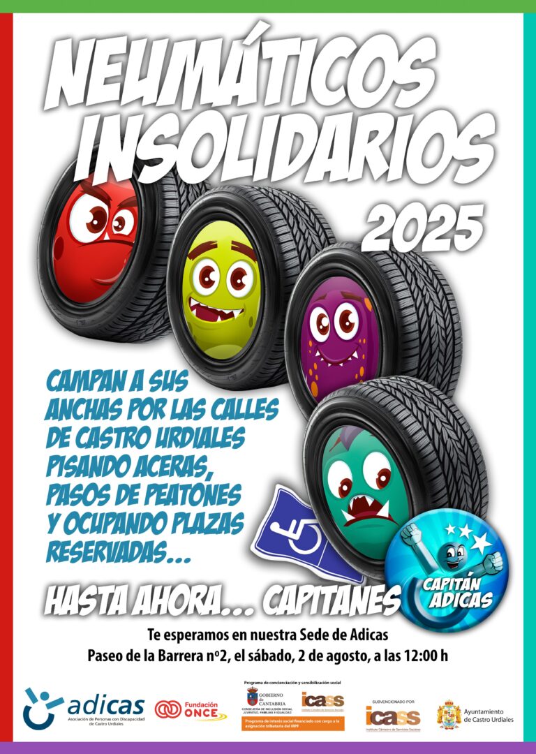NUEVA EDICIÓN DE NEUMÁTICOS INSOLIDARIOS DE ADICAS EL 2 DE AGOSTO