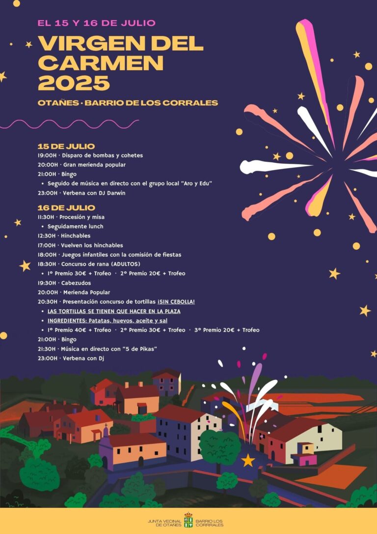 FIESTAS DE EL CARMEN, DESDE ESTA TARDE, EN EL BARRIO LOS CORRALES DE OTAÑES