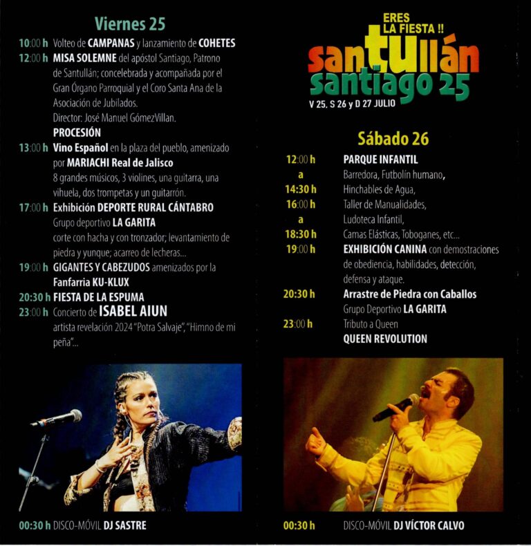 EL PRESIDENTE DE LA JUNTA VECINAL DE SANTULLÁN EXPLICA EN CASTRO PUNTO RADIO LOS PREPARATIVOS DE LAS FIESTAS DE SANTIAGO QUE COMIENZAN EL VIERNES