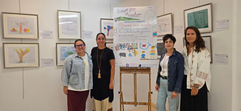 “CRECER CON MIEDO”, UNA EXPOSICIÓN ITINERANTE DE DIBUJOS REALIZADOS POR MENORES QUE PRETENDE PROMOVER LA IGUALDAD