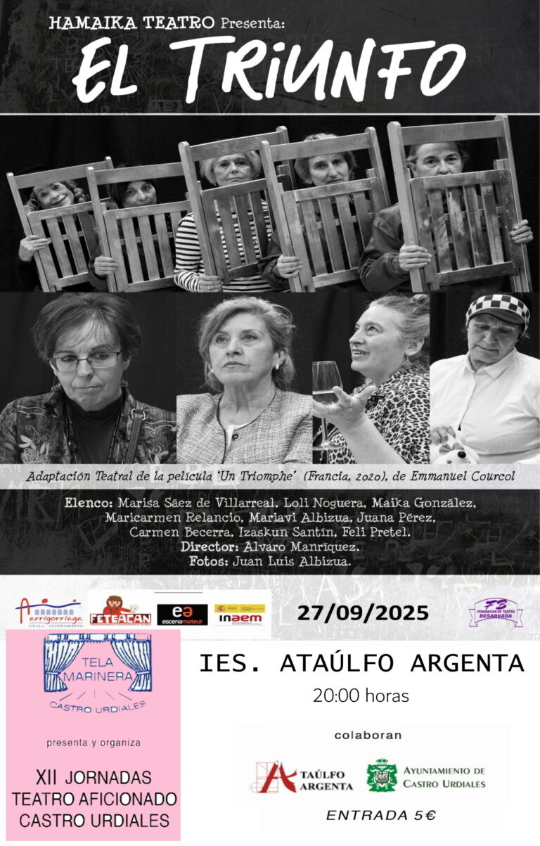 ACTIVIDAD CULTURAL EN CASTRO URDIALES PARA LOS PRÓXIMOS DÍAS