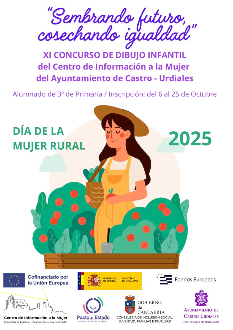 EL AYUNTAMIENTO DE CASTRO URDIALES ORGANIZA UNA NUEVA EDICIÓN DEL CONCURSO DE DIBUJO DEL DÍA INTERNACIONAL DE LAS MUJERES RURALES