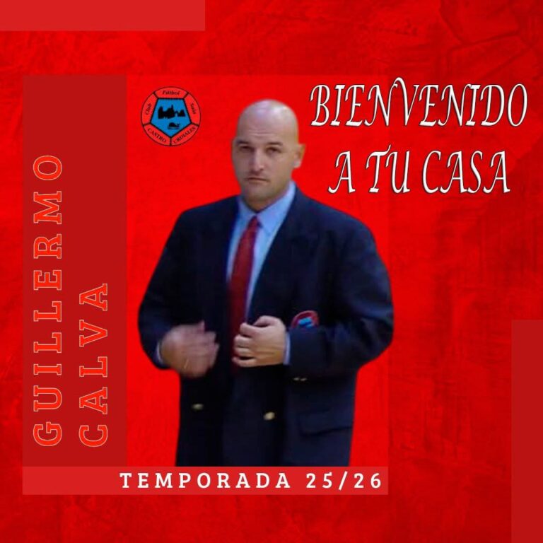 GUILLERMO CALVA RETORNA AL BANQUILLO DEL CASTRO FÚTBOL SALA GUILLERMO CALVA RETORNA AL BANQUILLO DEL CASTRO FÚTBOL SALA