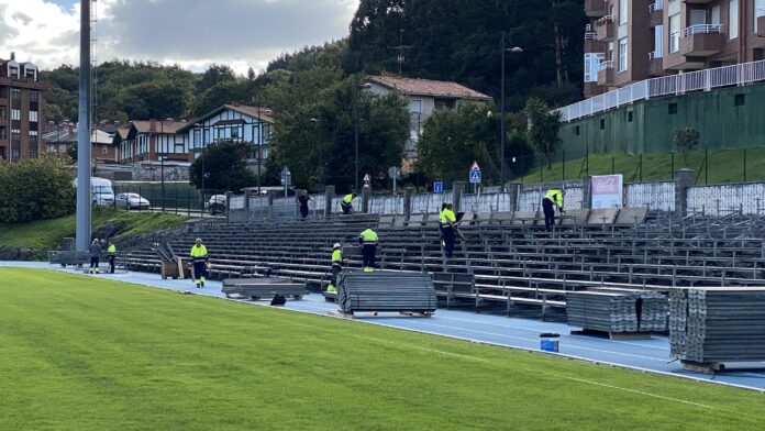 Instalación grada supletoria Riomar Copa del Rey (2)