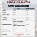 Misas Todos los Santos Parroquia CU