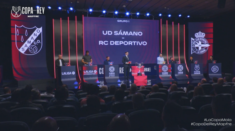 LA UD SÁMANO RECIBIRÁ AL DEPORTIVO DE LA CORUÑA EN LA PRIMERA ELIMINATORIA DE LA COPA DEL REY DE FÚTBOL