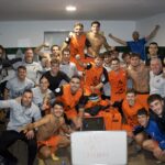 Celebración UD Sámano victoria Marino Luanco 2ªRFEF