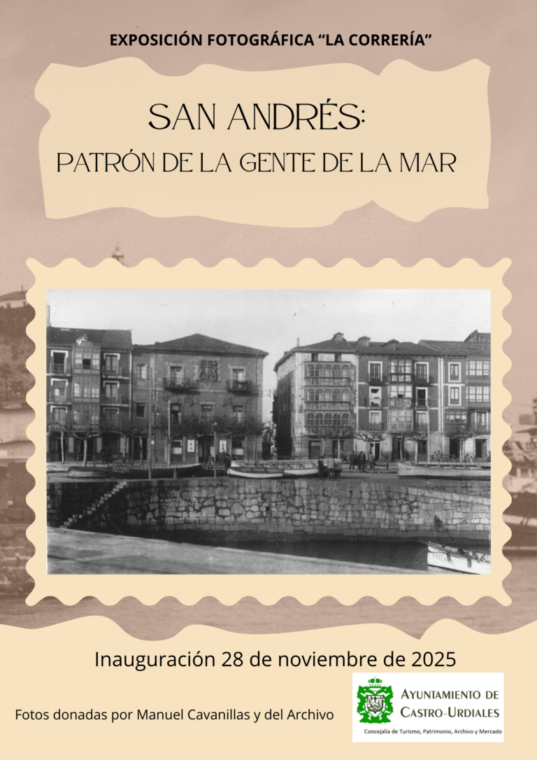 EL AYUNTAMIENTO DE CASTRO URDIALES ANUNCIA UNA NUEVA EXPOSICIÓN FOTOGRÁFICA EN LA CORRERÍA SOBRE LA FESTIVIDAD DE SAN ANDRÉS