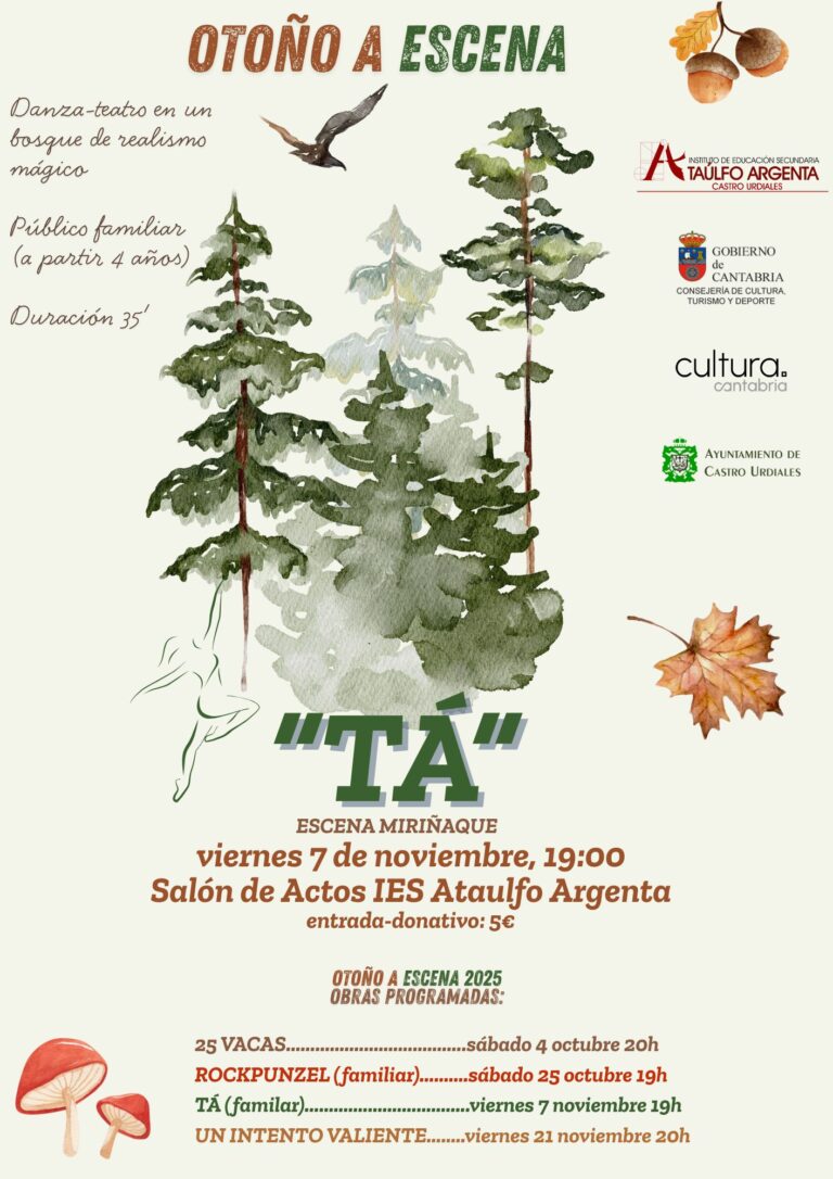 PROGRAMACIÓN CULTURAL PARA ESTE SEGUNDO FIN DE SEMANA DE NOVIEMBRE EN CASTRO URDIALES